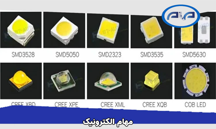 انواع چیپ ال ای دی فروش عمده چیپ ال ای دی در مهام الکترونیک